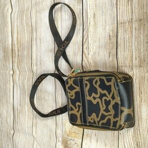 Tous brown and black crossbody bag